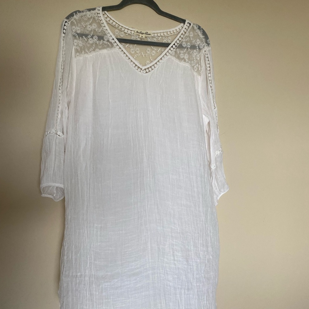 dainty white dress